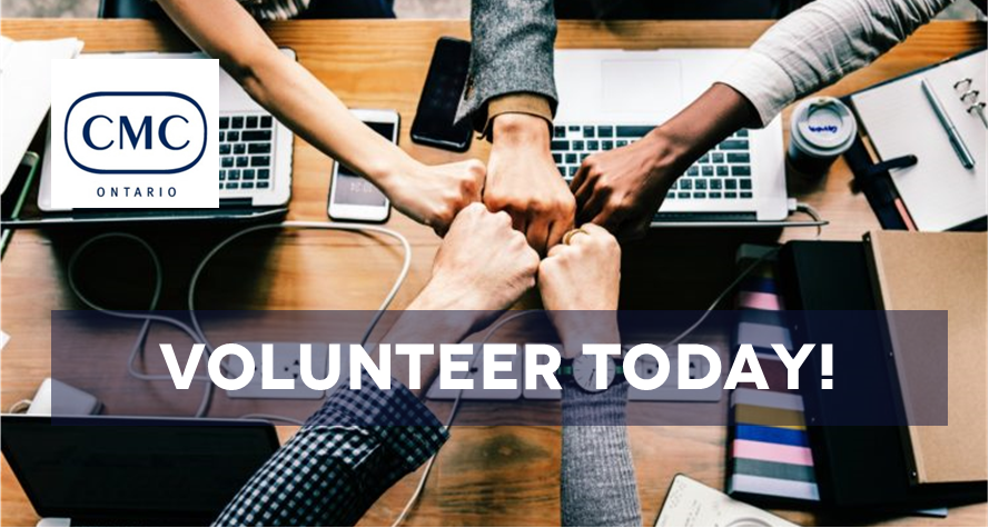 CMC-Ontario chapters Call for Volunteers